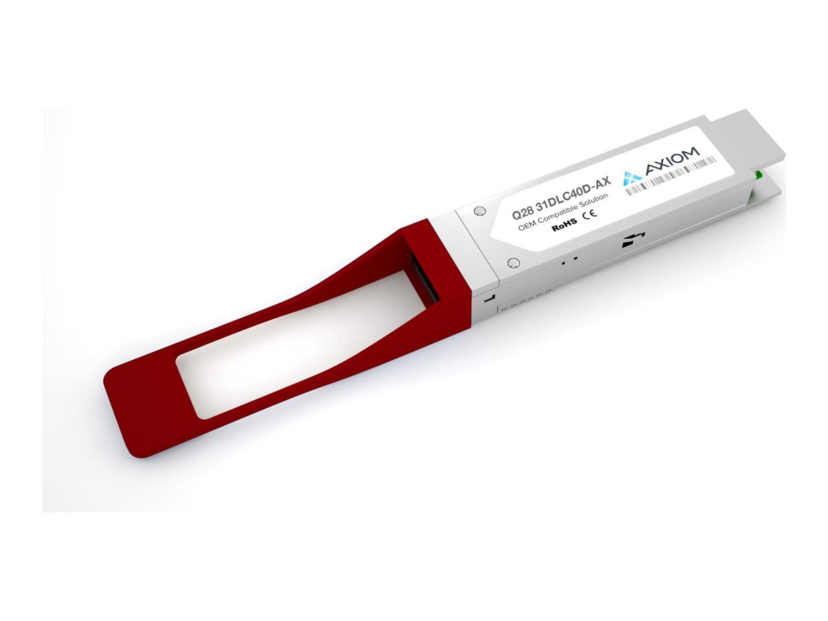 Axiom - QSFP28 transceiver module (equivalent to: MikroTik Q28+31DLC40D)