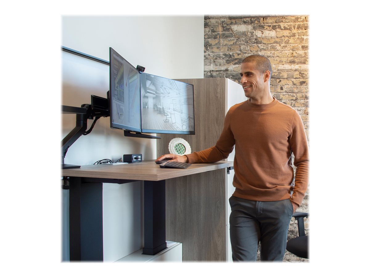 Ergotron HX montážní sada - pro 2 monitory - matná čerň – foto 4