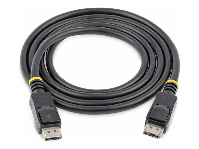 Startechcom 05m Short Displayport 12 Cable With Latches Displayport 4k Displayport Cable 50 Cm