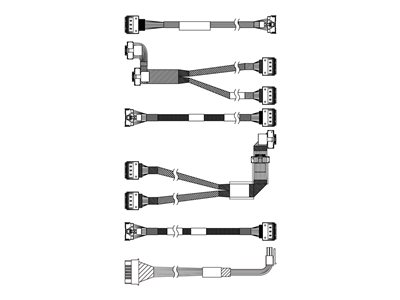 LENOVO ISG ThinkSystem SR650 Cable Kit - 4X97A82932