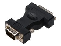 DIGITUS Adapter DVI-I hun -> 15 pin HD D-Sub (HD-15) han Sort