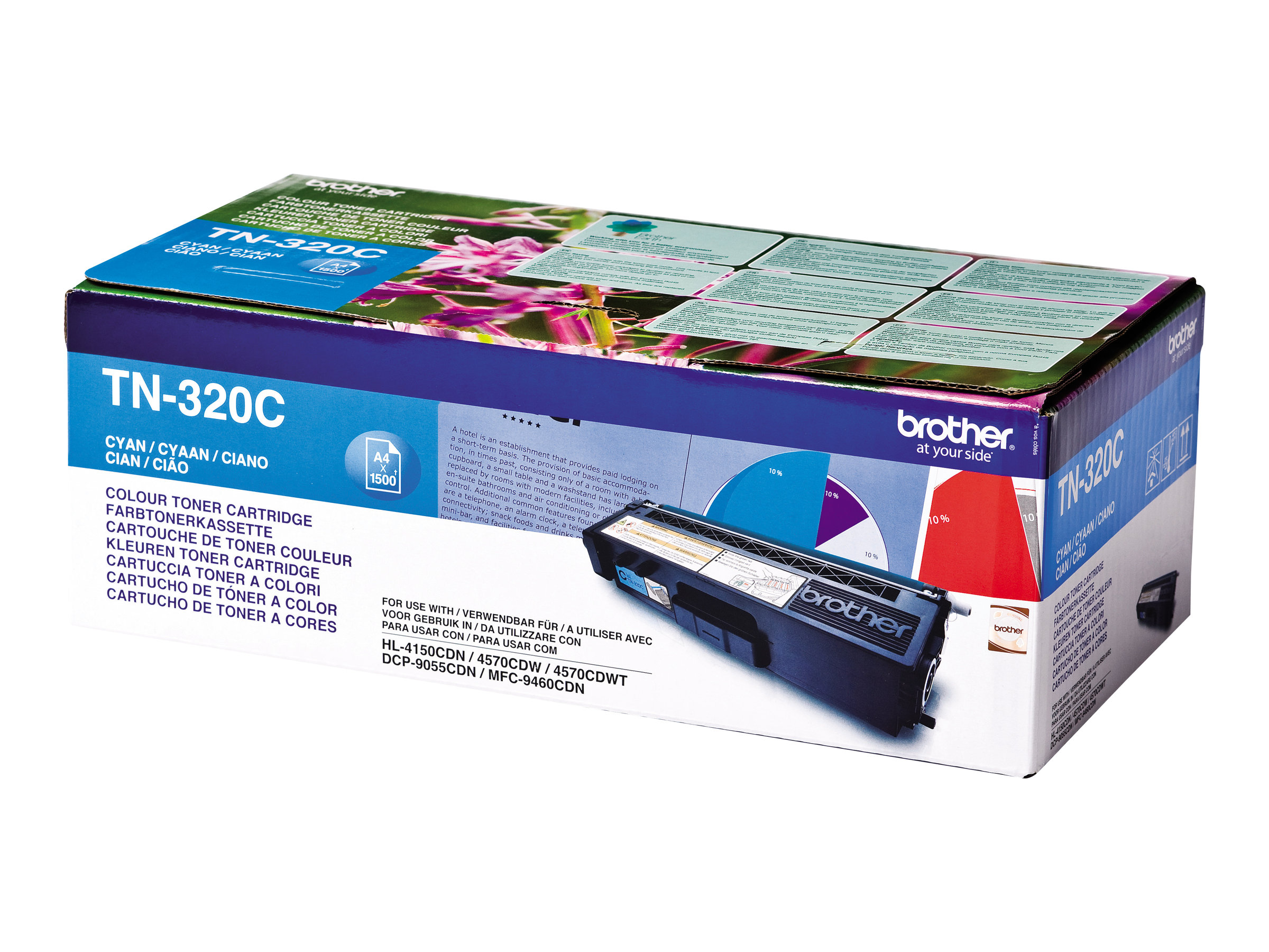 Brother Tn320c Cyan Original Toner Cartridge