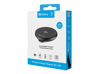 SANDBERG Wireless Charger Mag Qi2 15W