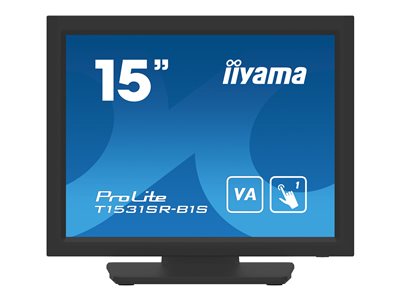 IIYAMA 38.0cm (15) T1531SR-B1S 4:3 Touch HDMI+DP VA retail - T1531SR-B1S