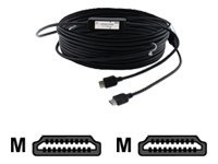 HDMI (M) to HDMI (M) Fiber Optic/Copper Hybrid Cable