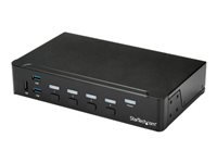 StarTech.com Switch KVM USB HDMI à 4 ports - Commutateur écran clavier souris HDMI avec hub USB 3.0 intégré - 1080p (SV431HDU3A2)