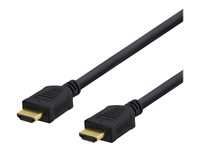 DELTACO HDMI han -> HDMI han 1.5 m Sort