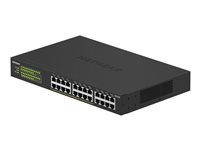 NETGEAR GS324P - switch - 24 ports - unmanaged - rack-mountable
