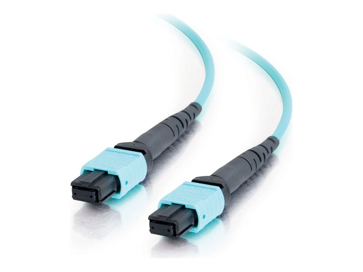 C2G 5m MTP 10Gb 50/125 OM3 Multimode Fiber Optic Cable (Plenum-Rated)
