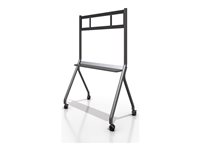 Avocor cart - for interactive flat panel - mobile stand - black, grey