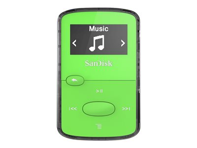 SanDisk Clip Jam Digital player 8 GB green