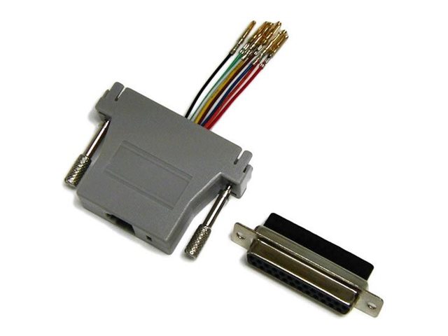 Dynamix A-D25FRJ45 serial adapter RJ-45 to Product shot Right-angle 79400