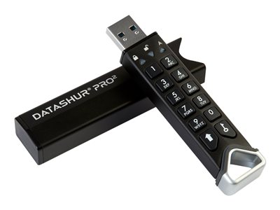iStorage datAshur Pro2 - USB flash drive - encrypted - 4 GB - USB 3.2 Gen 1
