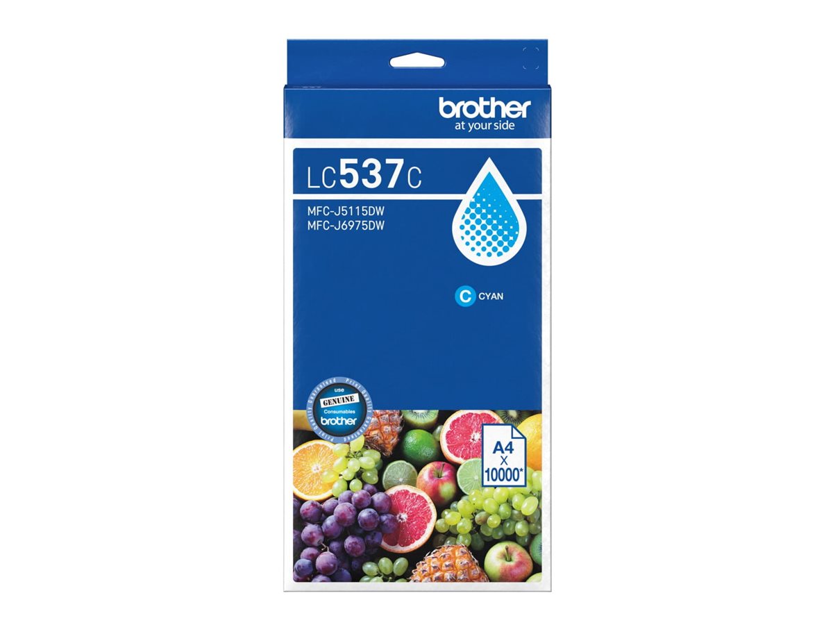 Brother LC537C, Ultra High Yield, cyan, original, ink cartridge