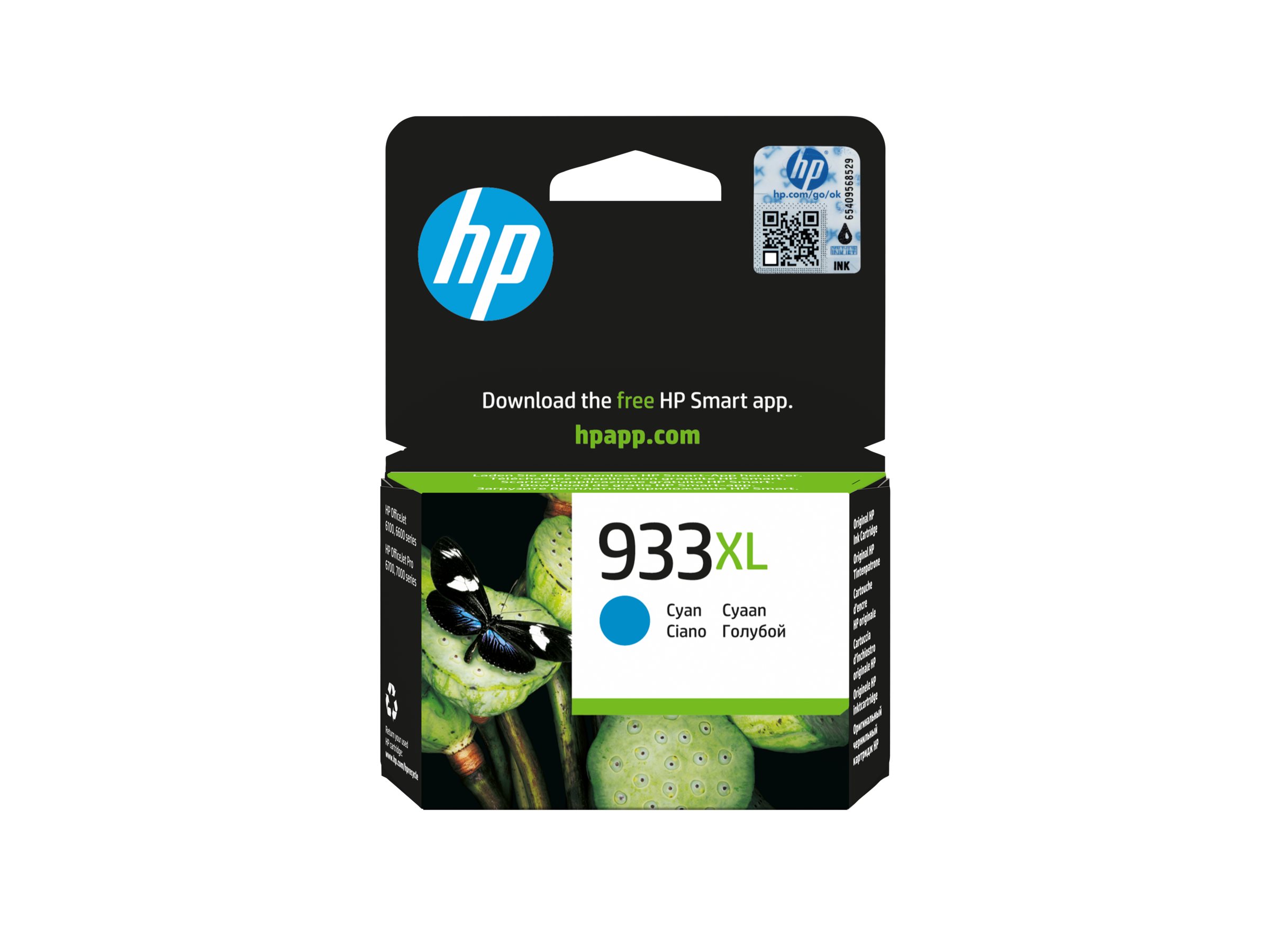 HP 933XL ink cyan Officejet 6700