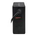 Manhattan Wall/Power Mobile Device Charger (Euro 2-pin), USB-C and USB-A ports, USB-C Output: 60W / 3A, USB-A Output: 2.4A, USB-C 1m Cable Built In, Black, Phone Charger, Three Year Warranty, Box