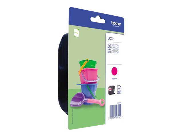LC221MBP ink MAGENTA 260 PAGE – foto 2