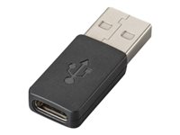 Poly USB-C adapter Sort