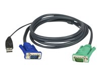 ATEN Micro-Lite 2L-5203U Kabel til tastatur / video / mus (KVM)