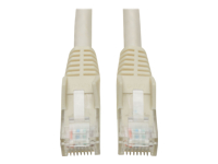 Eaton Tripp Lite Series Cat6 Gigabit Snagless Molded (UTP) Ethernet Cable (RJ45 M/M), PoE, White, 1 ft. (0.31 m)