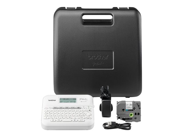 Brother P-Touch PT-D410VP - tiqueteuse - Noir et blanc - transfert thermique
