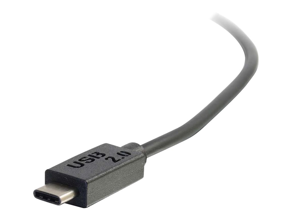 C2G 1m USB 2.0 USB Type C to USB A Cable M/M - USB C Cable Black - USB kabel typ C - USB do 24 pin USB-C - 1 m – foto 4