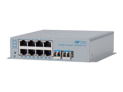 Omnitron OmniConverter 10GPoE+/Sx