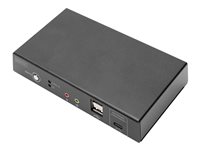 DIGITUS DS-12901 KVM / audio / USB switch Desktop