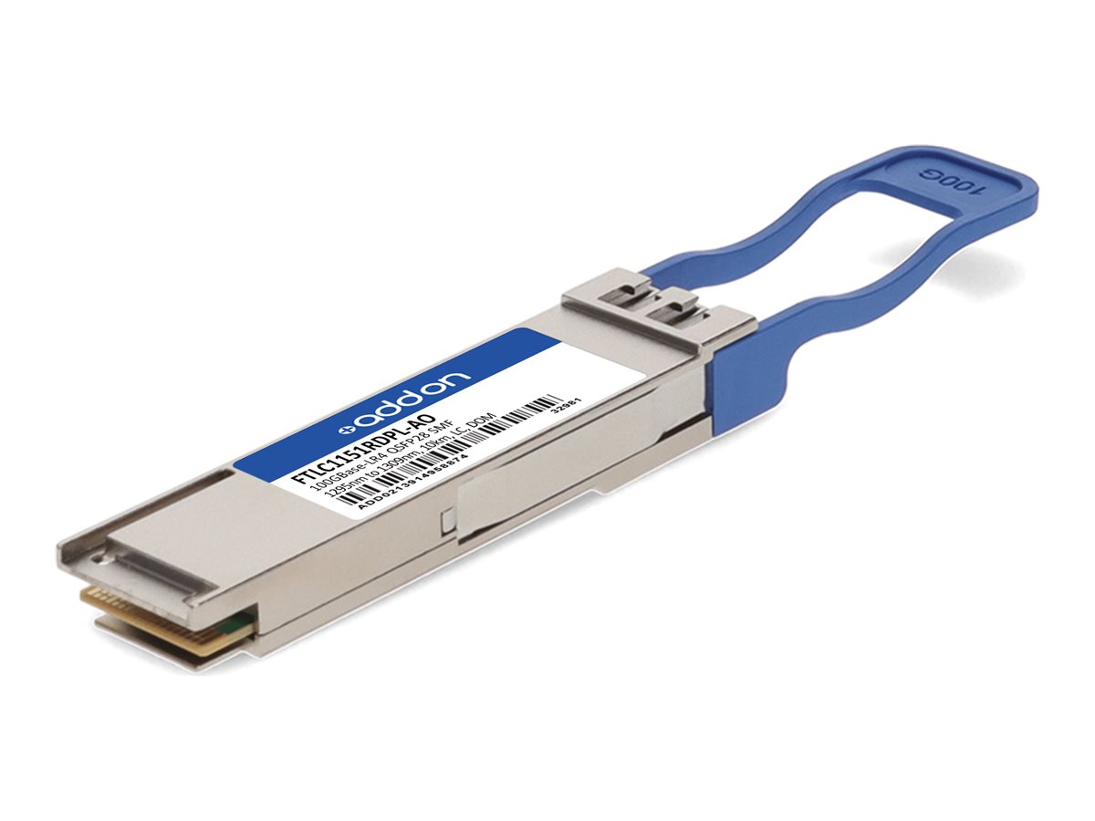AddOn - QSFP28 transceiver module (equivalent to: Finisar FTLC1151RDPL)