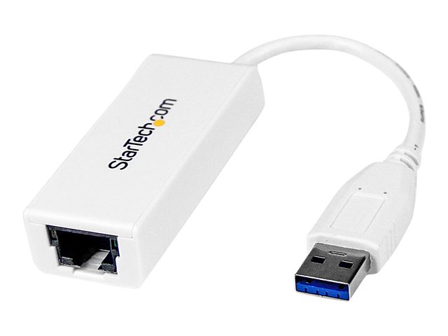 Image of StarTech.com USB 3.0 to Gigabit Ethernet Network Adapter - 10/100/1000 NIC - USB to RJ45 LAN Adapter for PC Laptop or MacBook (USB31000SW) - network adapter - USB 3.0 - Gigabit Ethernet