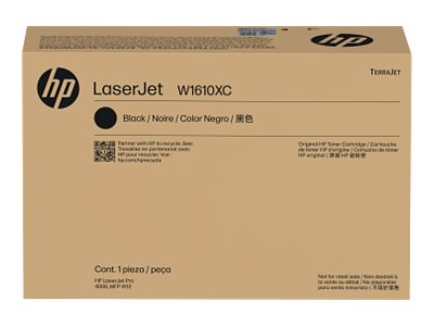 HP 161X High Yield black original LaserJet toner cartridge (W1610XC) Package view Front 80028