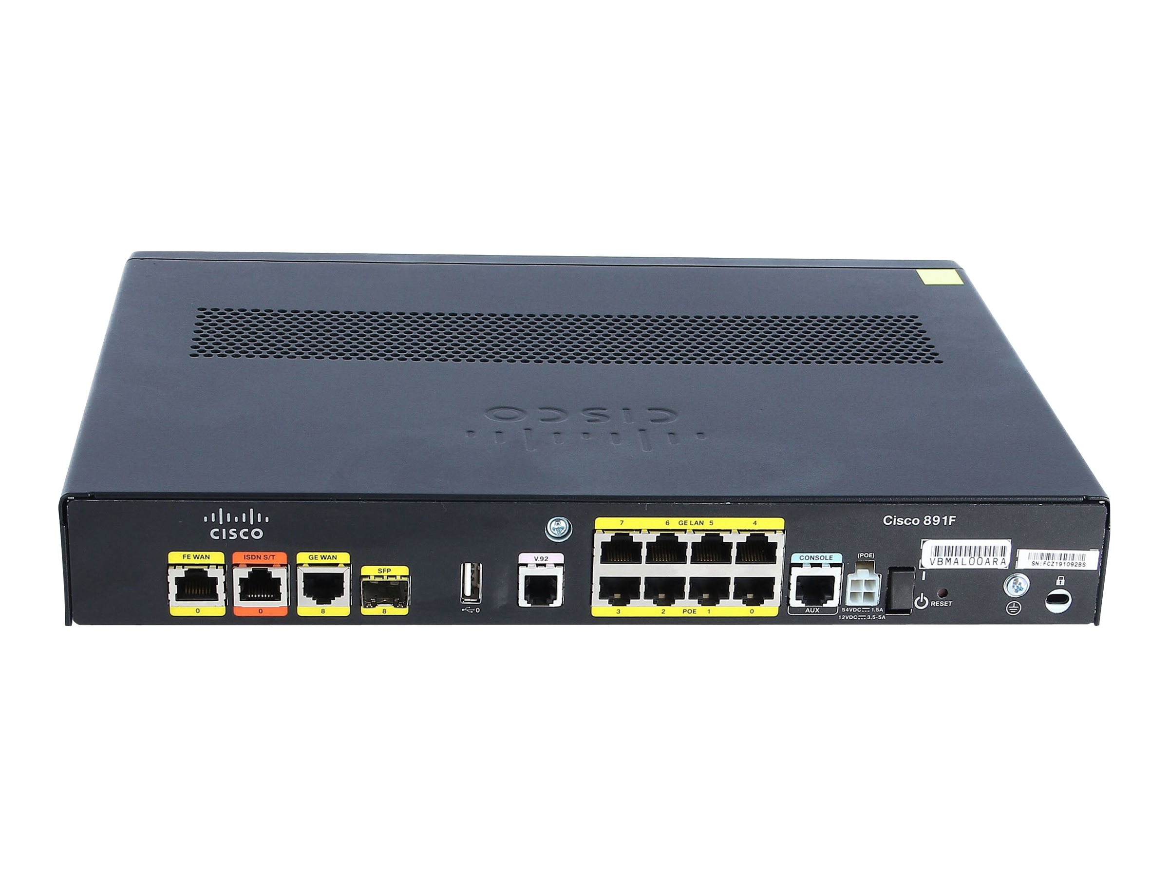 Cisco 891F - Router - ISDN/Mdm