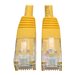 Tripp Lite 2ft Cat6 Gigabit Molded Patch Cable RJ45 M/M 550MHz 24AWG Yellow 2