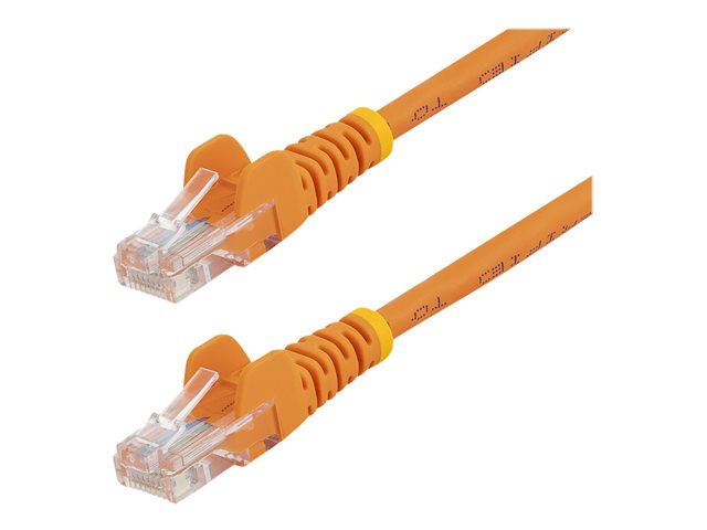 Image of StarTech.com 5m Orange Cat5e / Cat 5 Snagless Ethernet Patch Cable 5 m - patch cable - 5 m - orange
