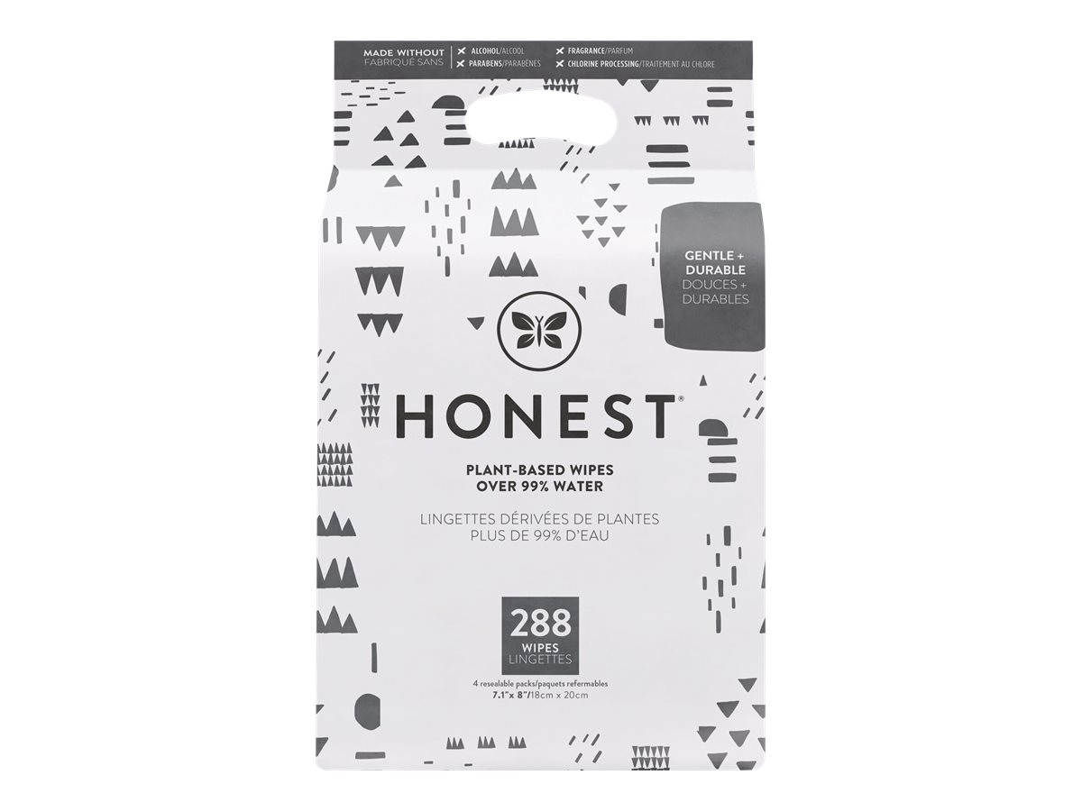 Honest Baby Cleaning Wipes - Pattern Play - 288s