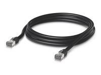 Ubiquiti UISP CAT 5e Afskærmet parsnoet (STP) 3m Patchkabel Sort