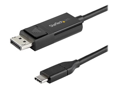 StarTech.com 3ft (1m) USB C to DisplayPort 1.2 Cable 4K 60Hz, Bidirectional DP to USB-C or USB-C to DP Reversible Video Adapter Cable, HBR2/HDR, USB Type C/Thunderbolt 3 Monitor Cable