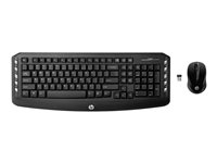 HP Wireless Classic Desktop Tastatur og mus-sæt Trådløs Tysk