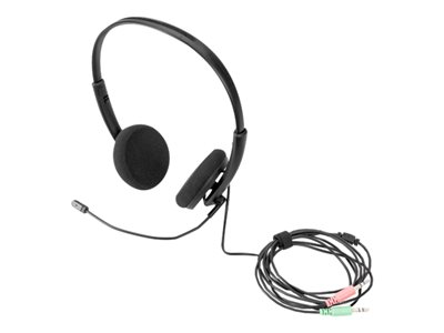 DIGITUS On Ear Office Headset mit Geräuschred. 3,5 mm Stereo - DA-12202