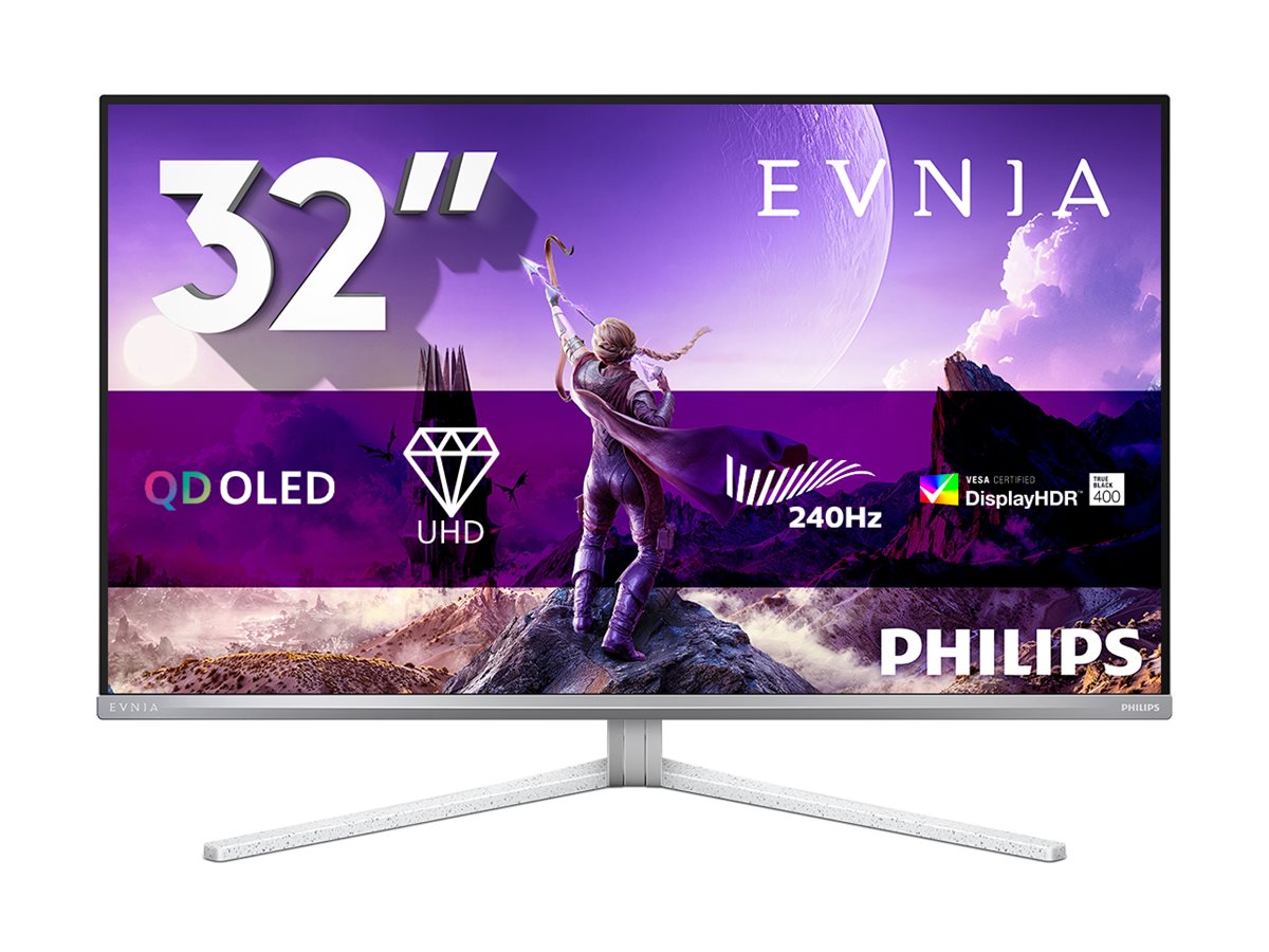 Philips Evnia 8000 32M2N8900 OLED monitor curved 32 Product shot Front 79875