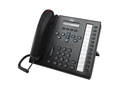 Cisco Unified IP Phone 6961 Standard VoIP phone SCCP, SIP, SRTP multiline charcoal 