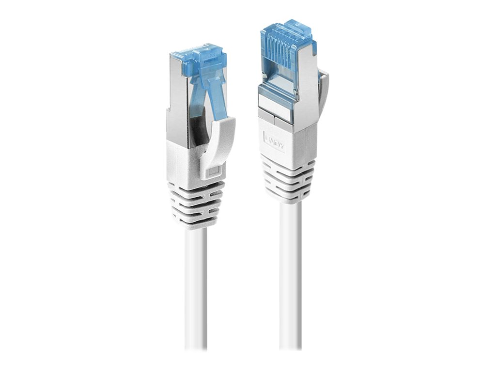 C ble réseau Blanc Cat.6A S/FTP LSZH, 0.5m