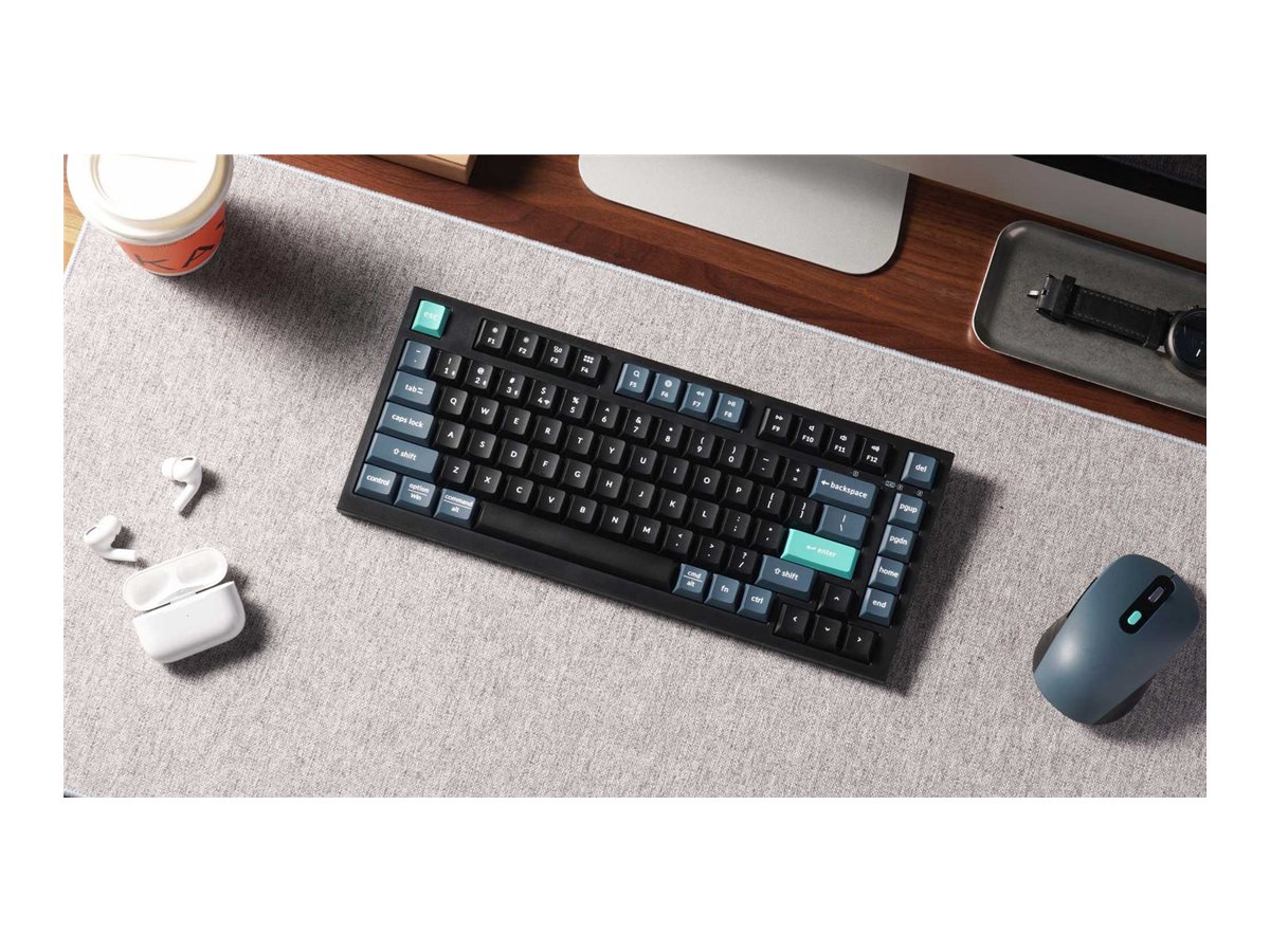 Keychron B31 keyboard 75% deep black Input Product shot Front 79500