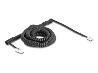 DeLOCK Telefonkabel 10m Sort