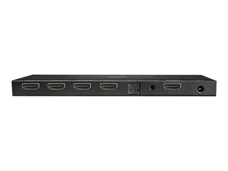 Splitter HDMI 18G avec Audio & Downscaling, 4 Ports