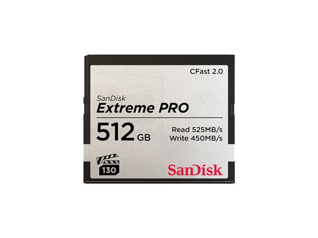 SANDISK Extreme PRO CFAST 2.0 512GB SDCFSP-512G-G46D