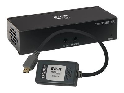 Eaton Tripp Lite Series HDMI over Cat6 Extender Kit, 4K 60Hz, Transmitter and Pigtail Receiver, 4:4:4, PoC, HDR, HDCP 2.2, up to 230-ft. (70.1 m), TAA