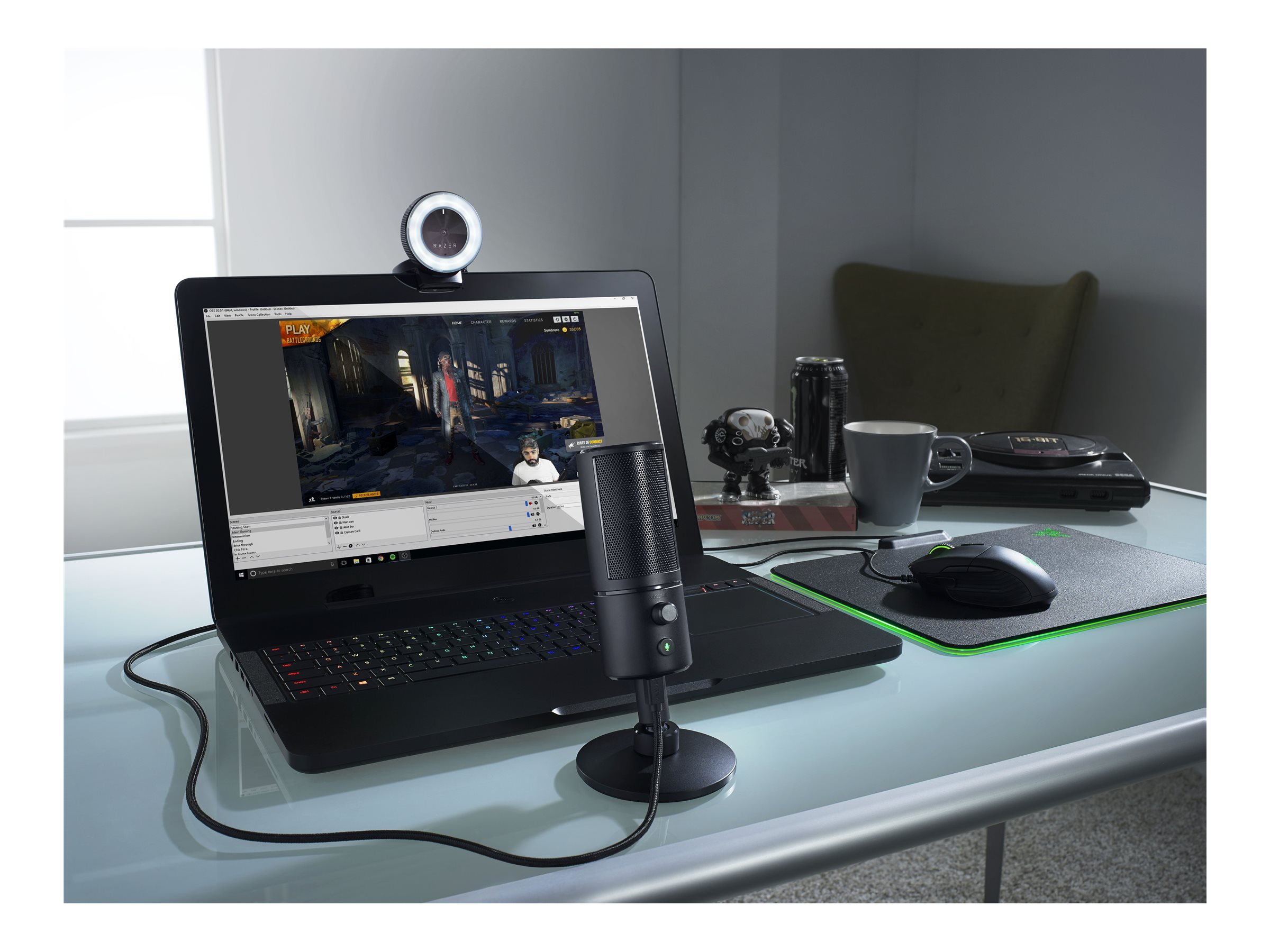 Razer Kiyo Full HD Webcam - RZ19-02320100-R3U1