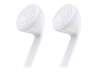 4XEM Earphones For iPhone/iPod/iPad Earphones ear-bud wired 3.5 mm jack white 