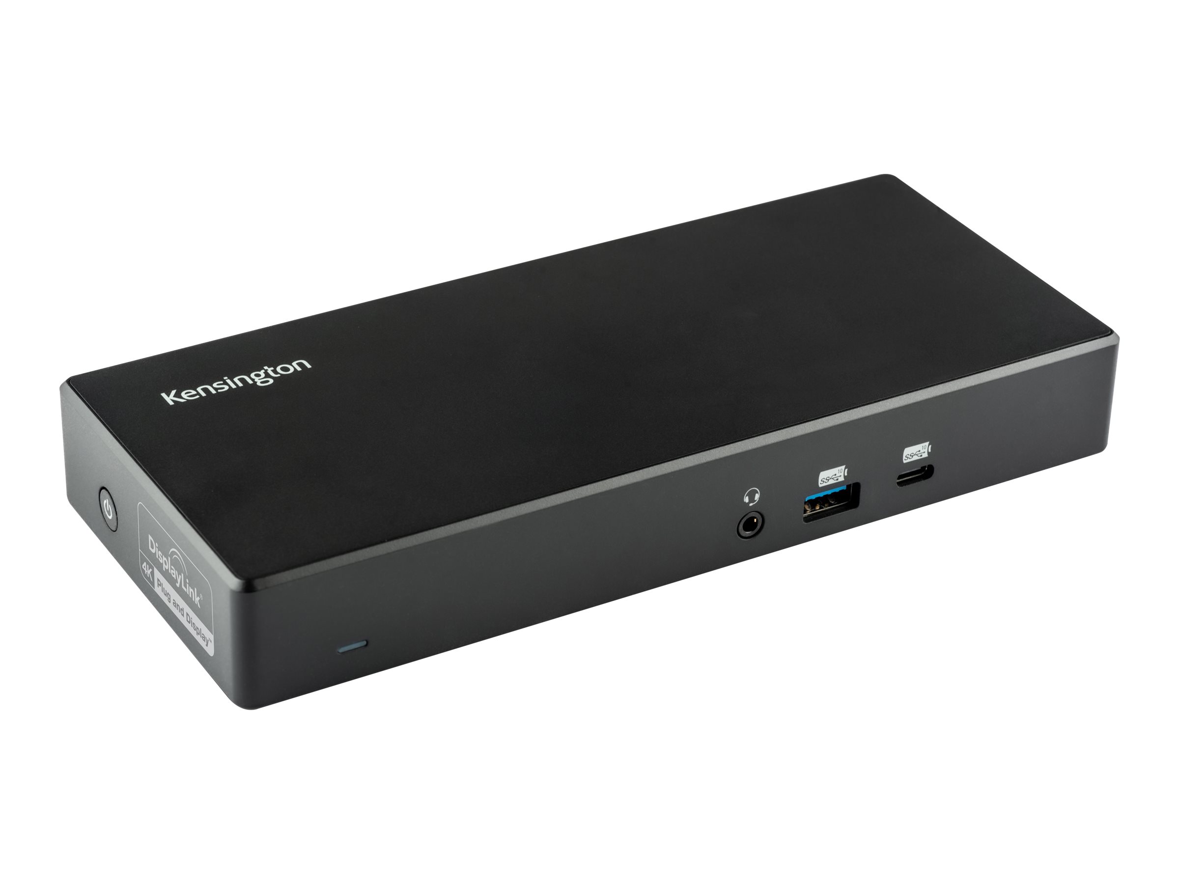 Kensington SD4780P USB-C & USB 3.0 10Gbps Dual 4K Hybrid Docking Station w/ 100W PD DP++ & HDMI Product shot Front 79950